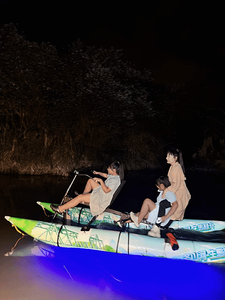 宜蘭冬山河生態綠洲新發現！！夜航台版亞馬遜探險 夜空下水行俠