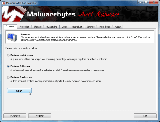 start-scan-malwarebytes