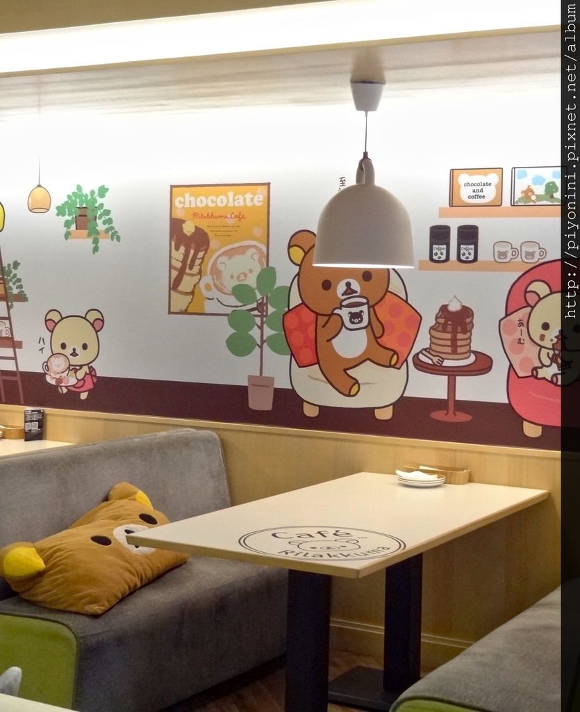 Rilakkuma Cafe 座位區