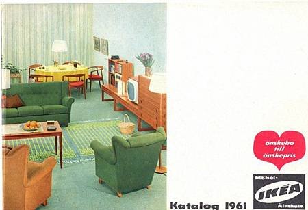 IKEA從1951年到2014年的型錄封面