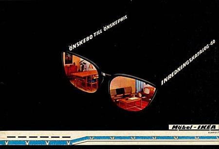 IKEA從1951年到2014年的型錄封面