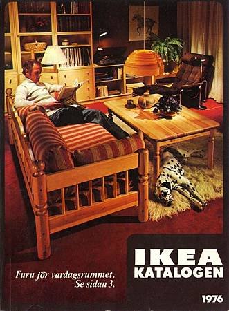 IKEA從1951年到2014年的型錄封面