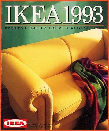 IKEA從1951年到2014年的型錄封面