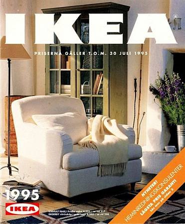 IKEA從1951年到2014年的型錄封面