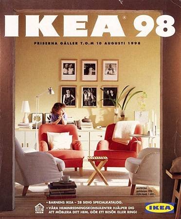 IKEA從1951年到2014年的型錄封面