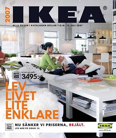 IKEA從1951年到2014年的型錄封面