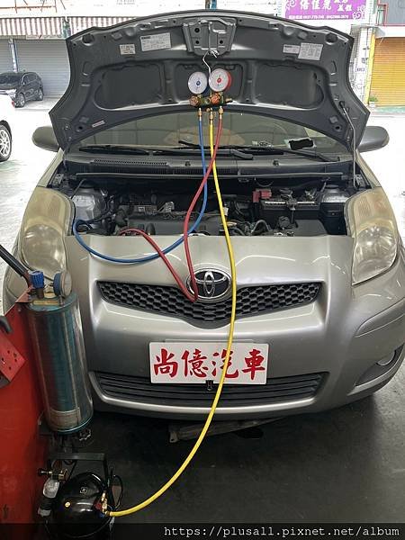 TOYOTA YARIS 冷氣異音 冷氣不冷 壓縮機更換