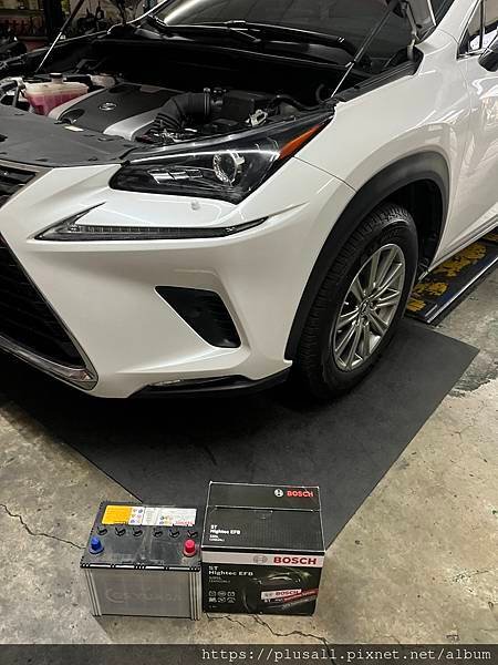 LEXUS NX200 2.0汽油 更換電瓶 選用BOSCH