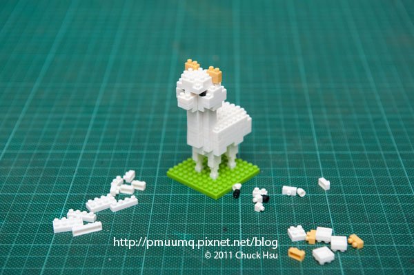 做完材料還有剩(nanoblock日本河田積木).jpg