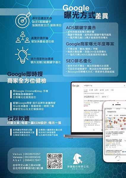 |鉑萊科技-品牌口碑行銷操作|建立Google在地商家的五大