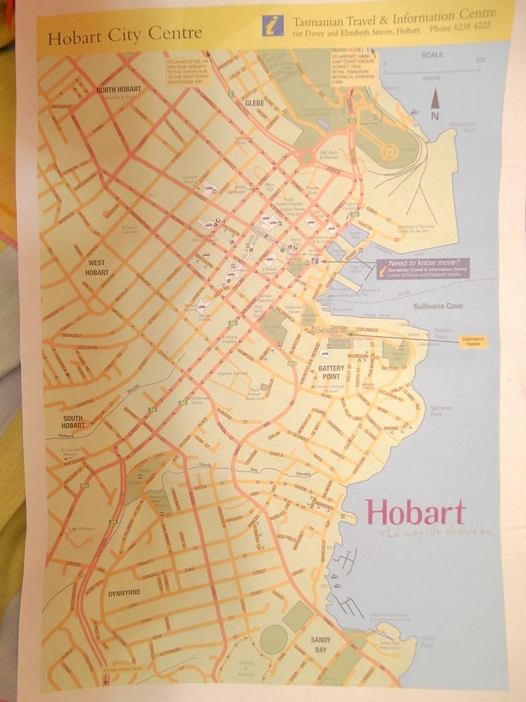 Hobart City Map