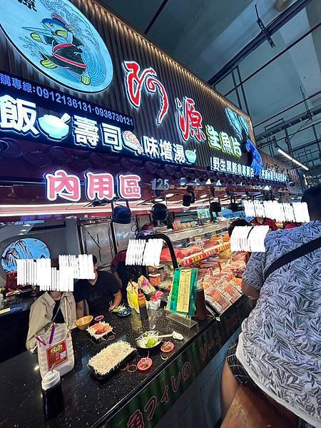 POPOTOY在屏東˙東港˙華僑市場 阿源生魚片124、1
