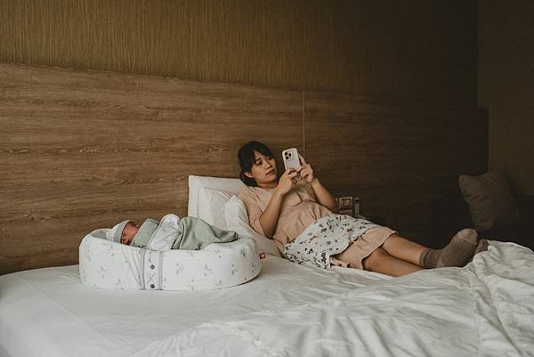 Nina在月子中心母嬰同室的日常~