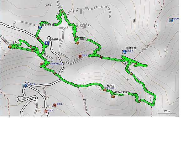 白石湖吊橋 鐵炮百合 圓覺尖 鯉魚山東峰 鯉魚山 忠勇山