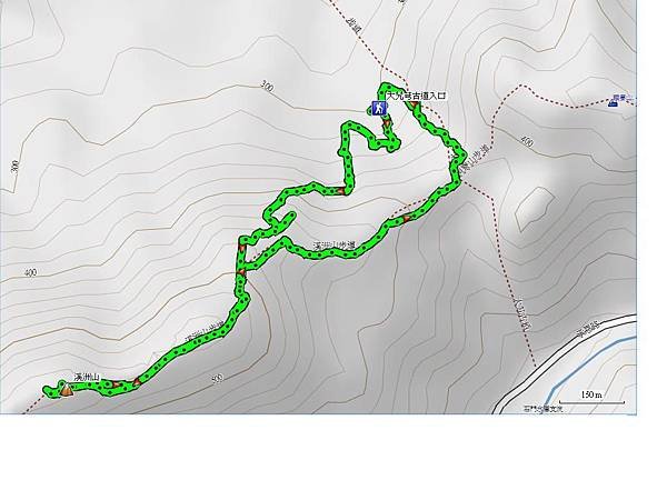 大艽芎古道 油桐花 溪洲山