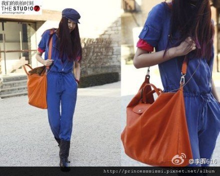 longchamp pliage cuir grand