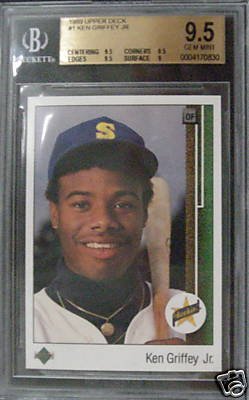 1989 Upper Deck Ken Griffey Jr RC #1 BGS 9.5.jpg