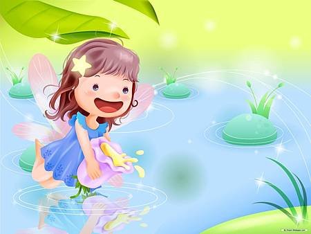 Childhood-Vector-Cartoon-Wallpaper