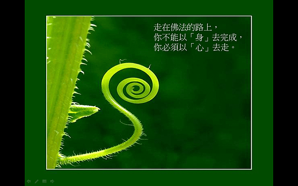 佛法以心走