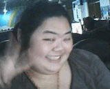 開心美少女.gif