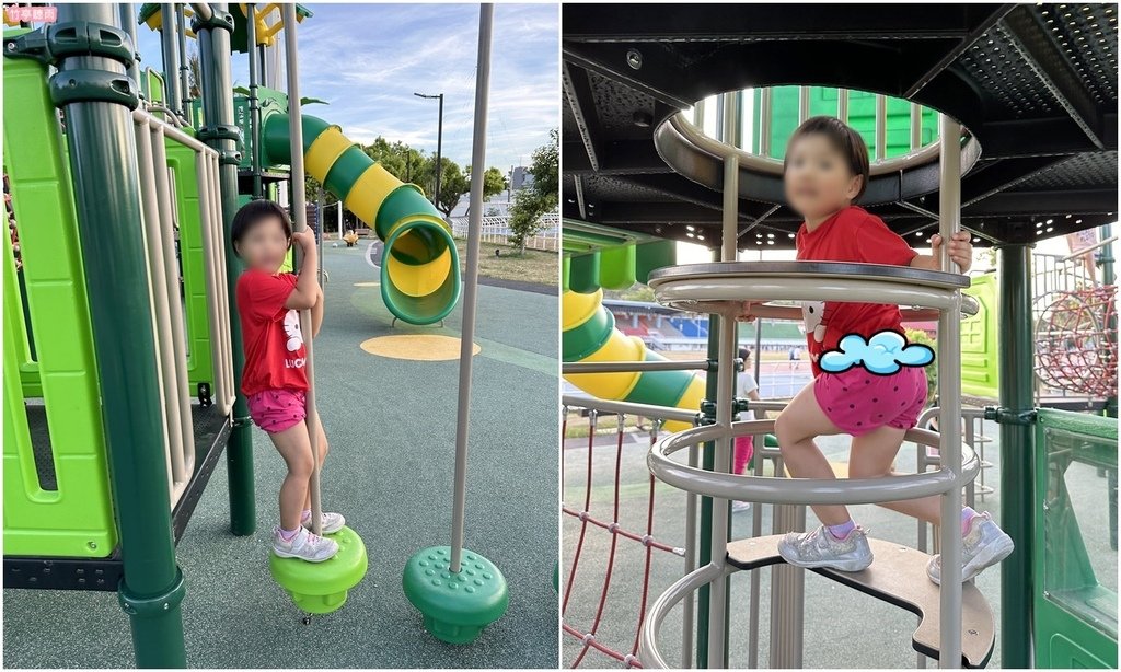 【台東親子景點】好好玩的台東兒童運動公園，巨大熱氣球溜滑梯、