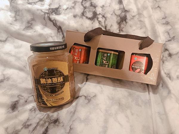 水產優 （頂級原味、辣味Xo干貝醬）（野生烏魚子醬）（鵝油蔥