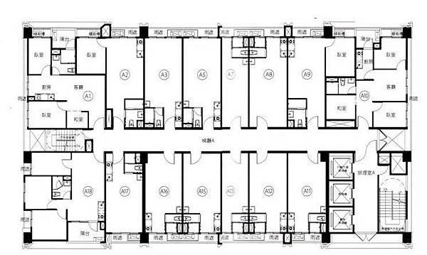 桃園青埔高鐵最新潛銷-新潤A18 Ａ棟格局圖.jpg