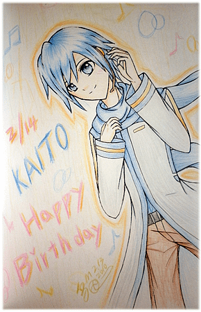 KAITO生日賀圖