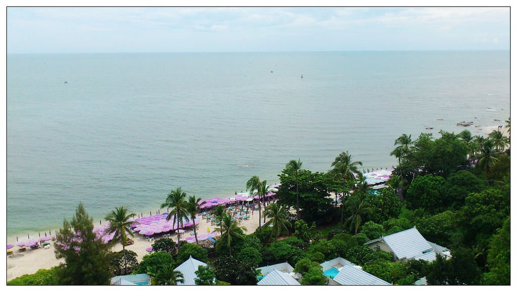 泰國華欣希爾頓客房陽台VIEW