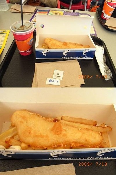 fish and chip....是所有餐點最好吃的了!