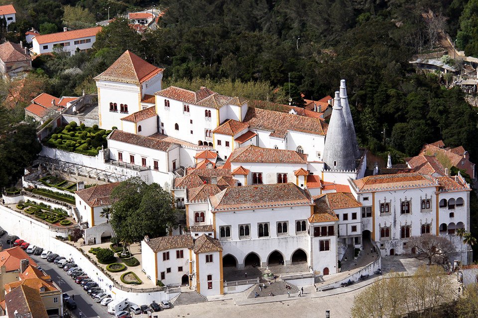 葡萄牙里斯本 辛特拉宮Palacio Nacional de Sintra 佩納宮Palácio da Pena 世界盡頭的宮殿