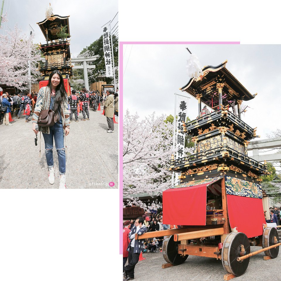 日本犬山 | 名古屋周邊賞櫻景點 櫻花紛飛時的犬山祭