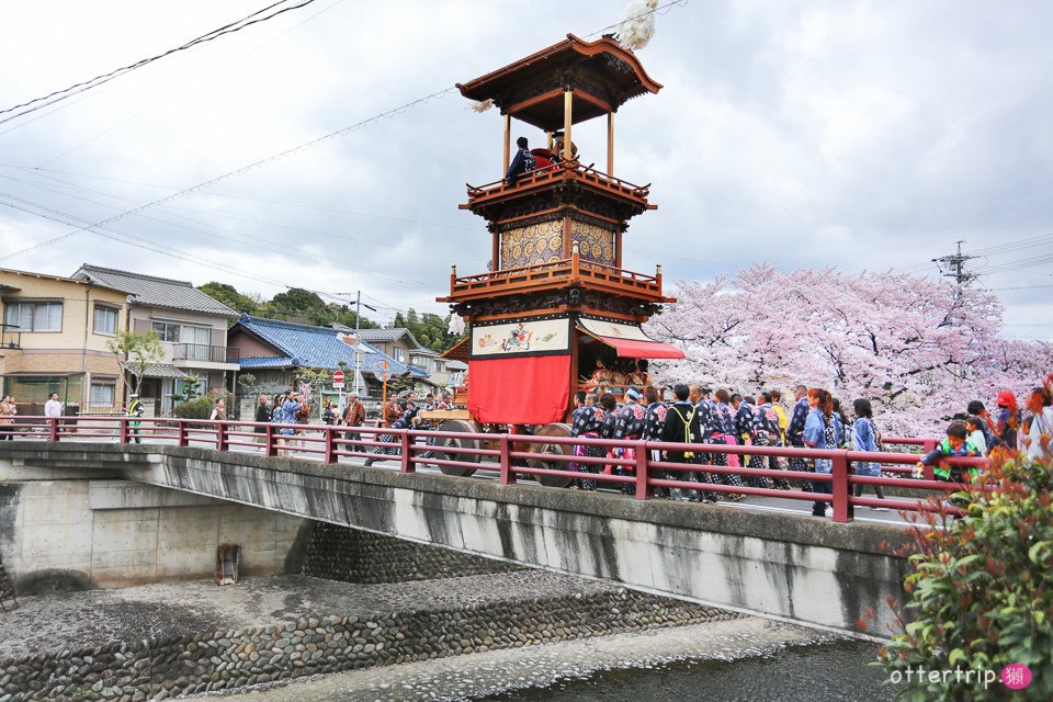 日本犬山 | 名古屋周邊賞櫻景點 櫻花紛飛時的犬山祭