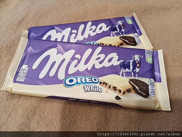 [食記]milka的OREO夾心白巧克力