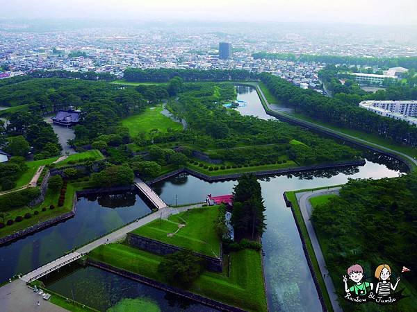 2015日本北海道之旅｜五稜郭公園(五陵郭)非櫻花時節也很值