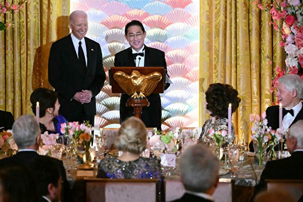 白宮充滿日本元素 拜登國宴款待岸田