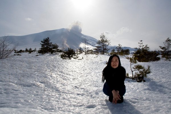 世界的中心？？3月的軽井沢，雪上有光　1(by遠山藍)