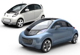 三菱電気自動車＊MiEV 充電式汽車隆重登場囉(by遠山藍)