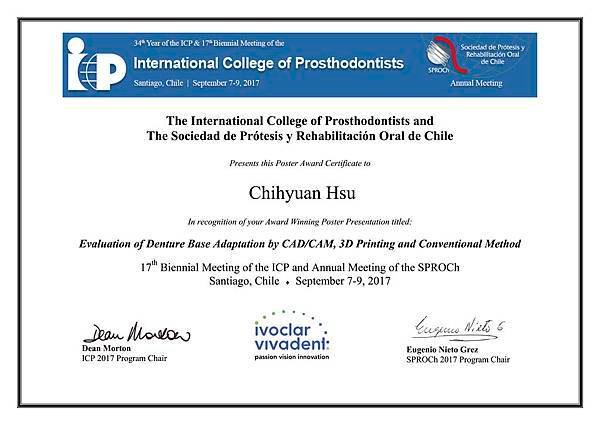 Poster Award Certificate - Chihyuan Hsu.jpg