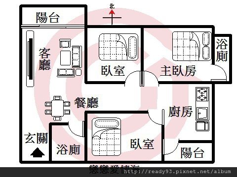 戀戀愛情海三房平車 五樓.jpg