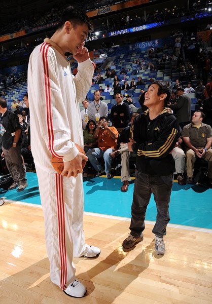 yao ming and jet li