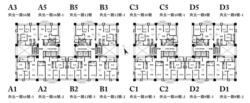 戶號地址平面圖