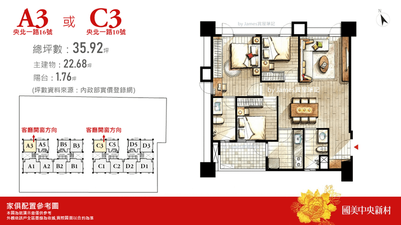 A3C3家配圖