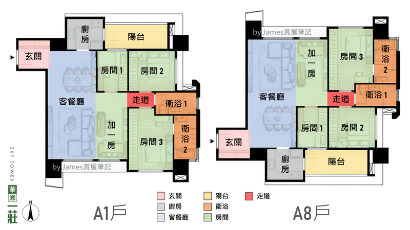 格局A1、A8