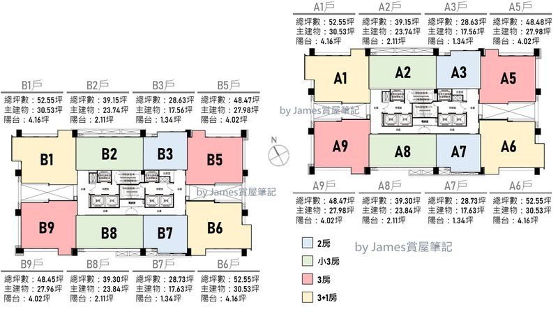 格局與坪數資料