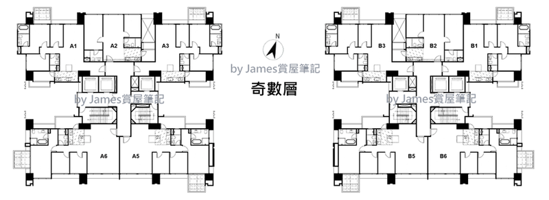 樓層平面圖_奇數層