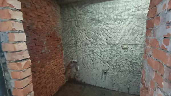 ｜浴室翻新｜1.2坪｜磨石子磁磚－老舊浴缸拆除、乾溼分離規劃