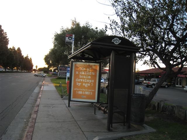 這是我每天上學的Bus Stop