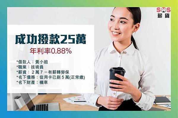 2019.5.28 黃小姐 技術員 信用貸款案例-01