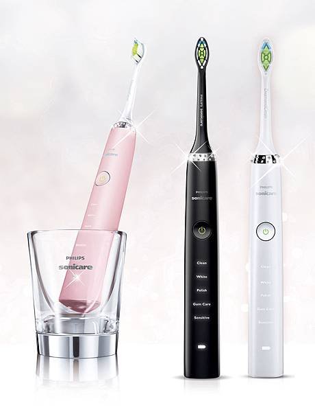 飛利浦Sonicare DiamondClean鑽石靚白音波震動牙刷施華洛世奇璀璨水晶全球獨家限量版(組圖)